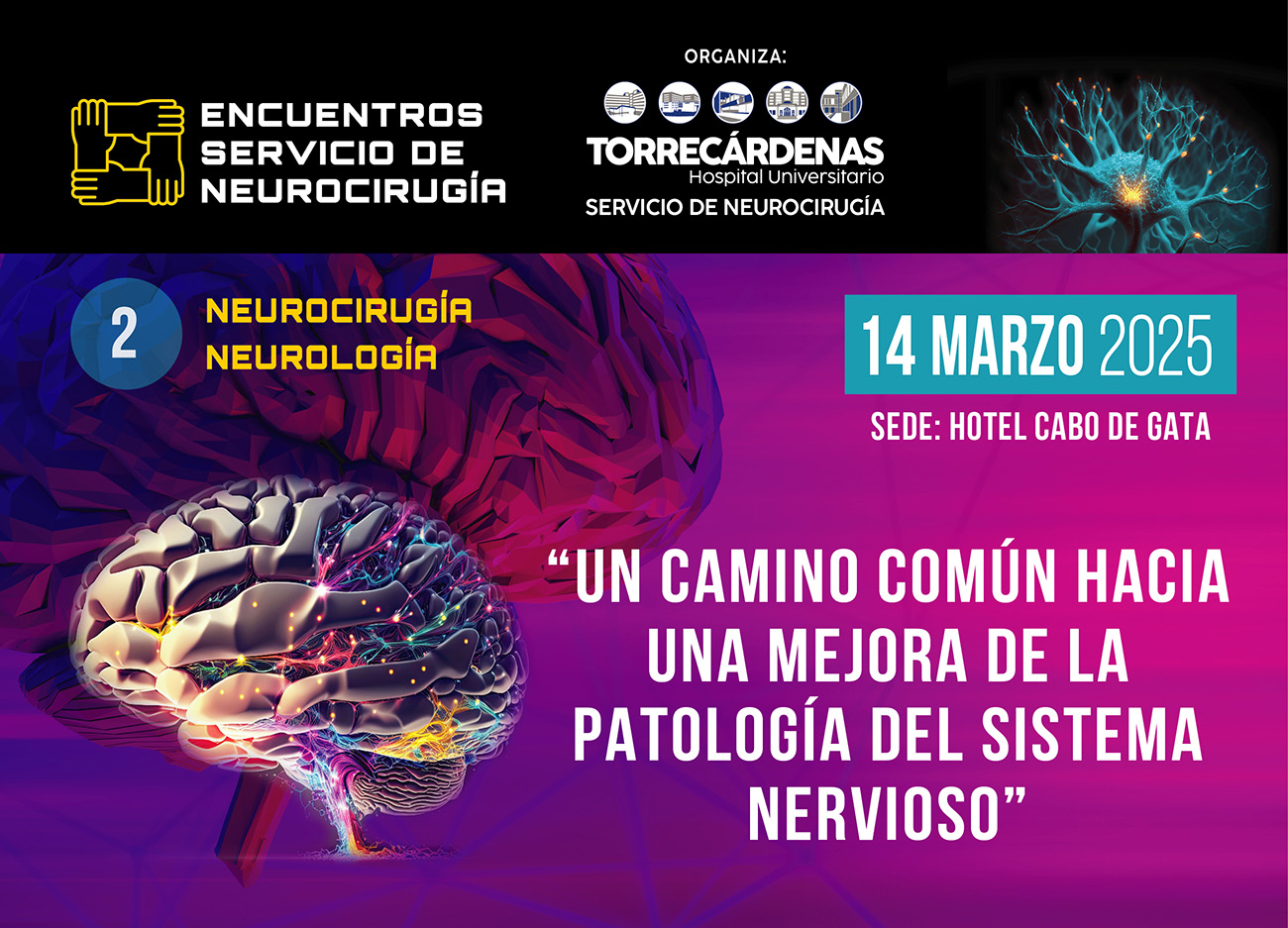 ENCUENTROS SERVICIO DE NEUROCIRUGÍA HOSPITAL UNIVERSITARIO TORRECÁRDENAS ALMERÍA